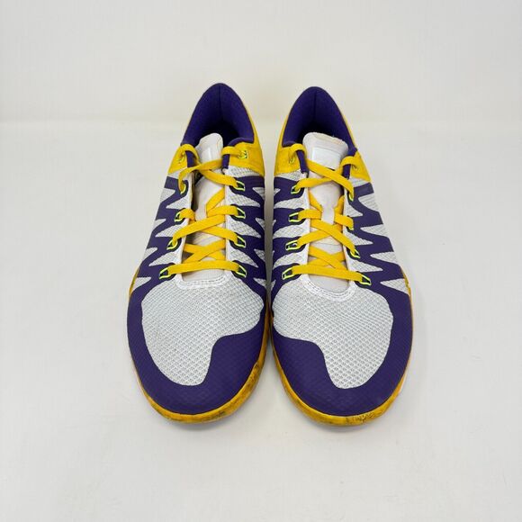 Nike Free Trainer 5.0 v6 Louisiana Tigers Athletic Running Shoes Men's Size 10.5 - Picture 6 of 9